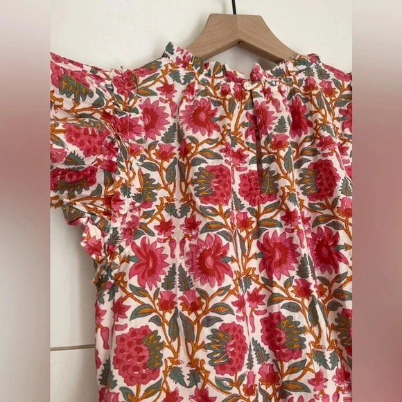 Caroline Constas Flutter Mini Dress Strawberry Print Sz Small - Picture 7 of 7